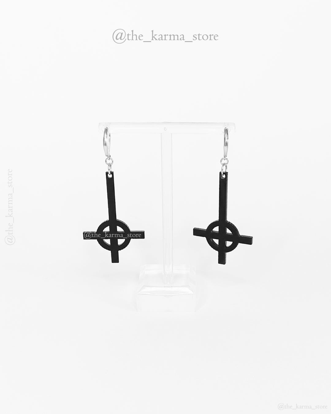Cruz Céltica Invertida | Aritos y Collar