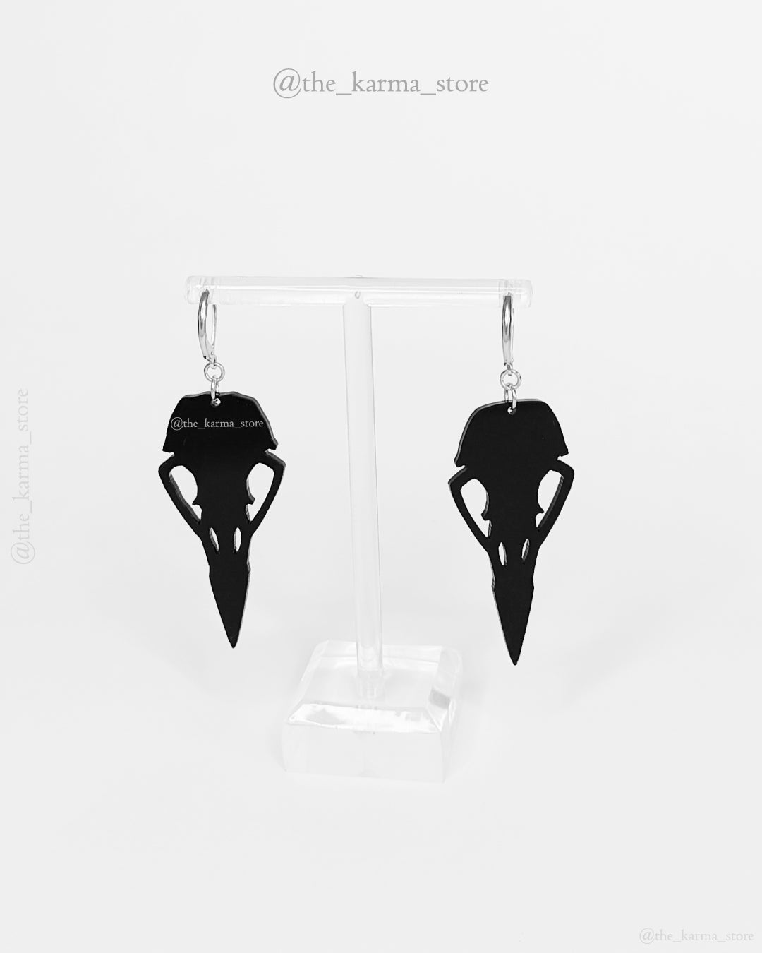 Calavera Cuervo | Aritos y Collar