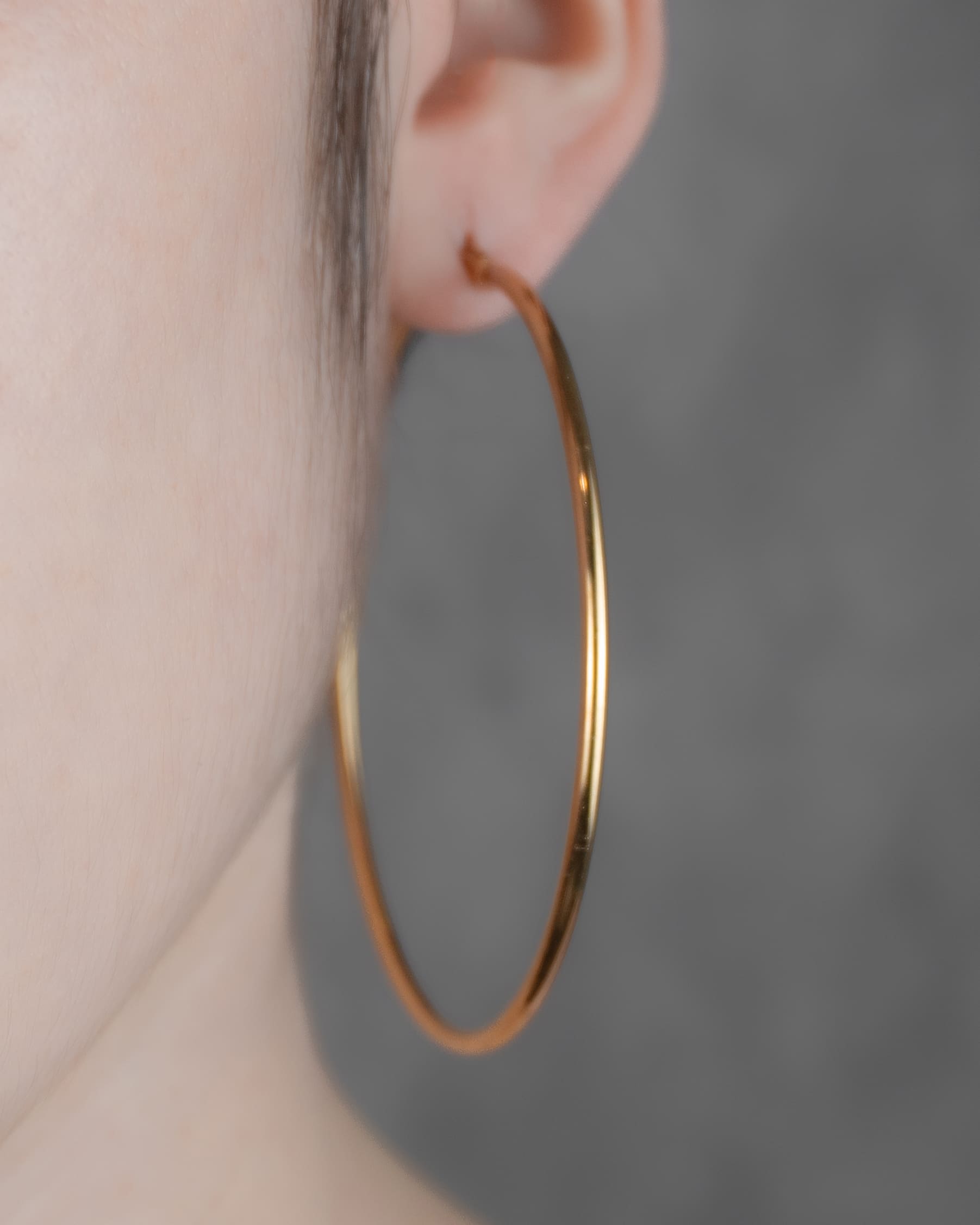 Gold Candongas Aro (Acero Inoxidable) | Aritos