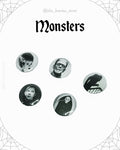 "Monsters" Pack 5 unds
