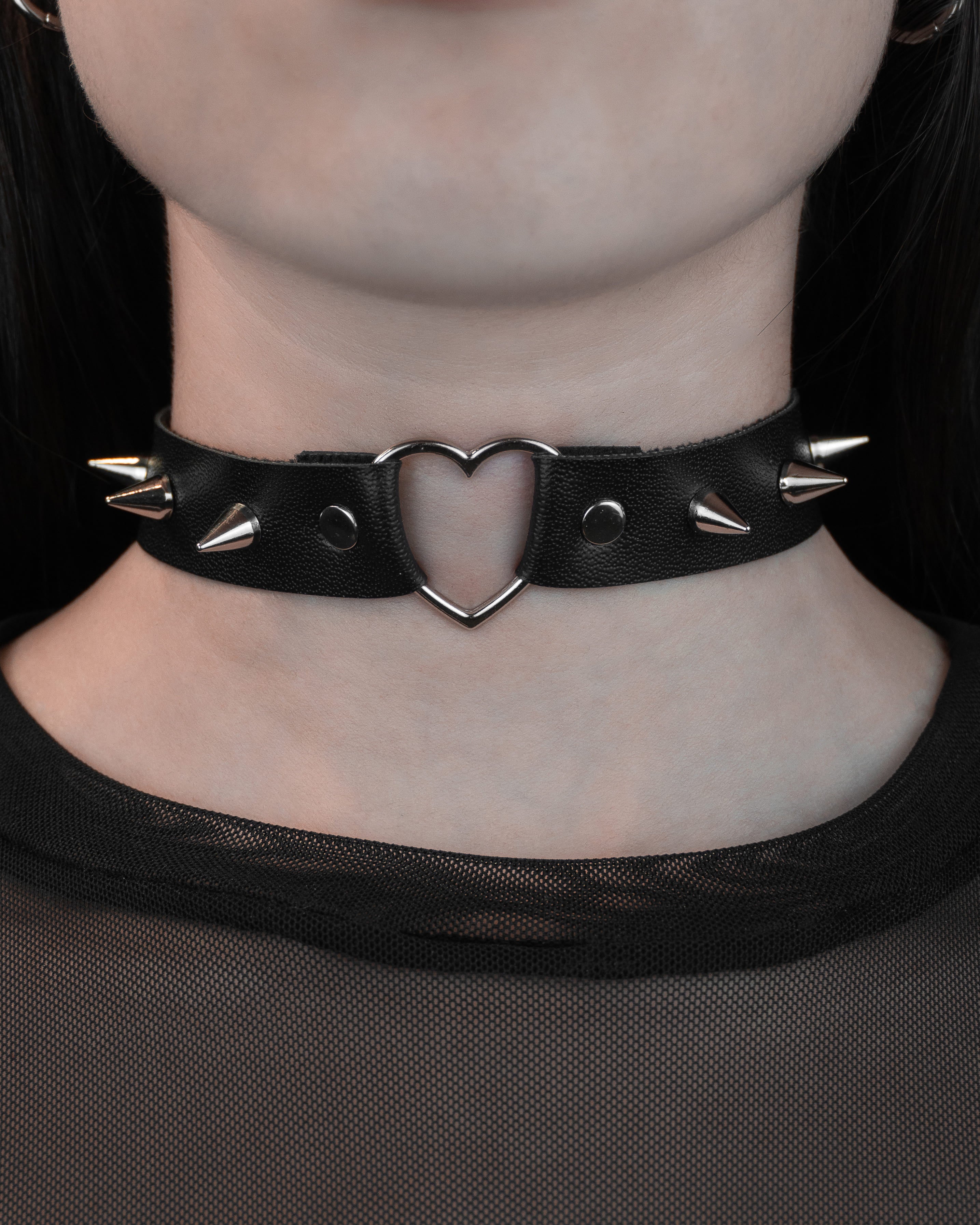 Heart Spike | Choker (Varios Tamaños)
