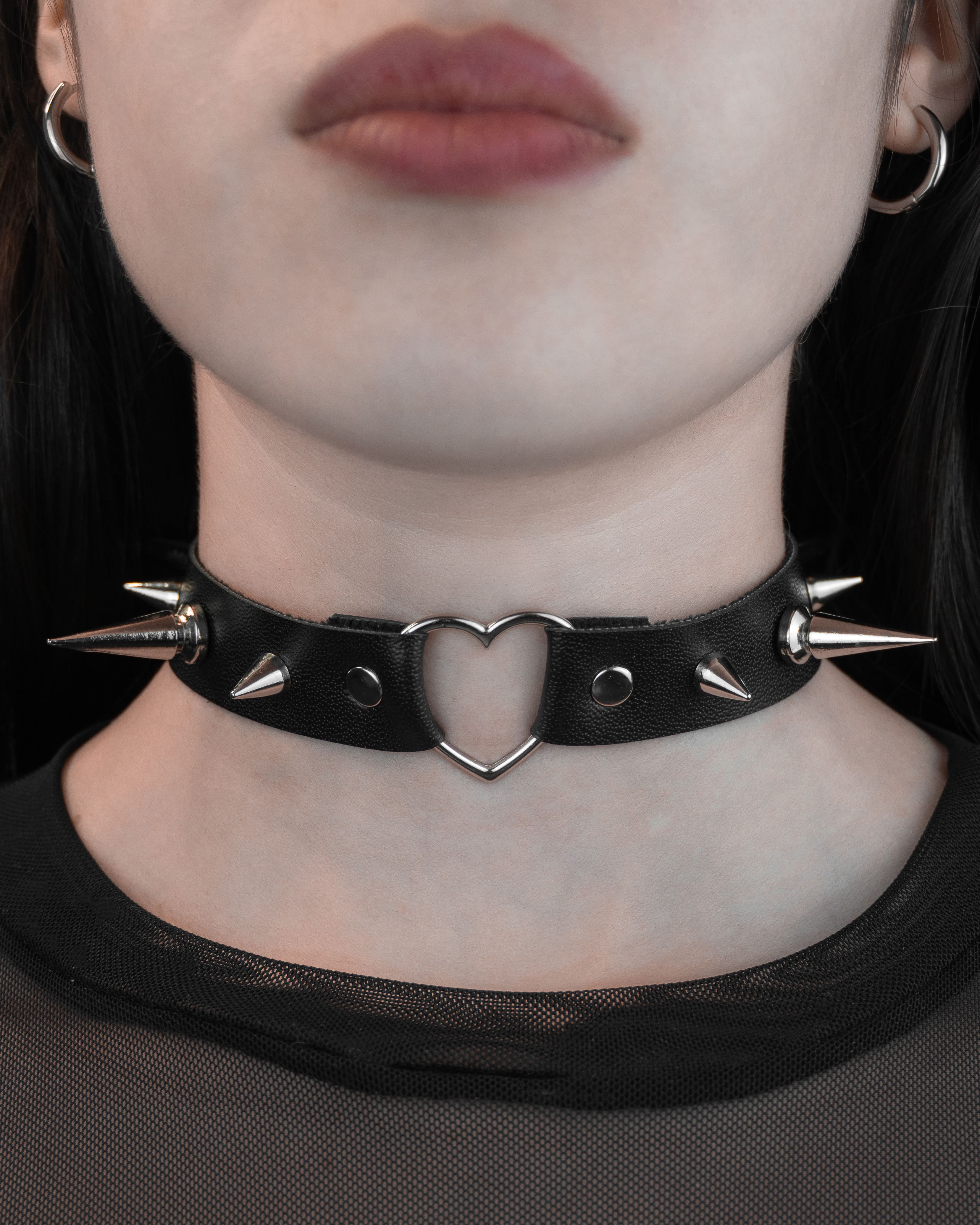 Heart Spike | Choker (Varios Tamaños)