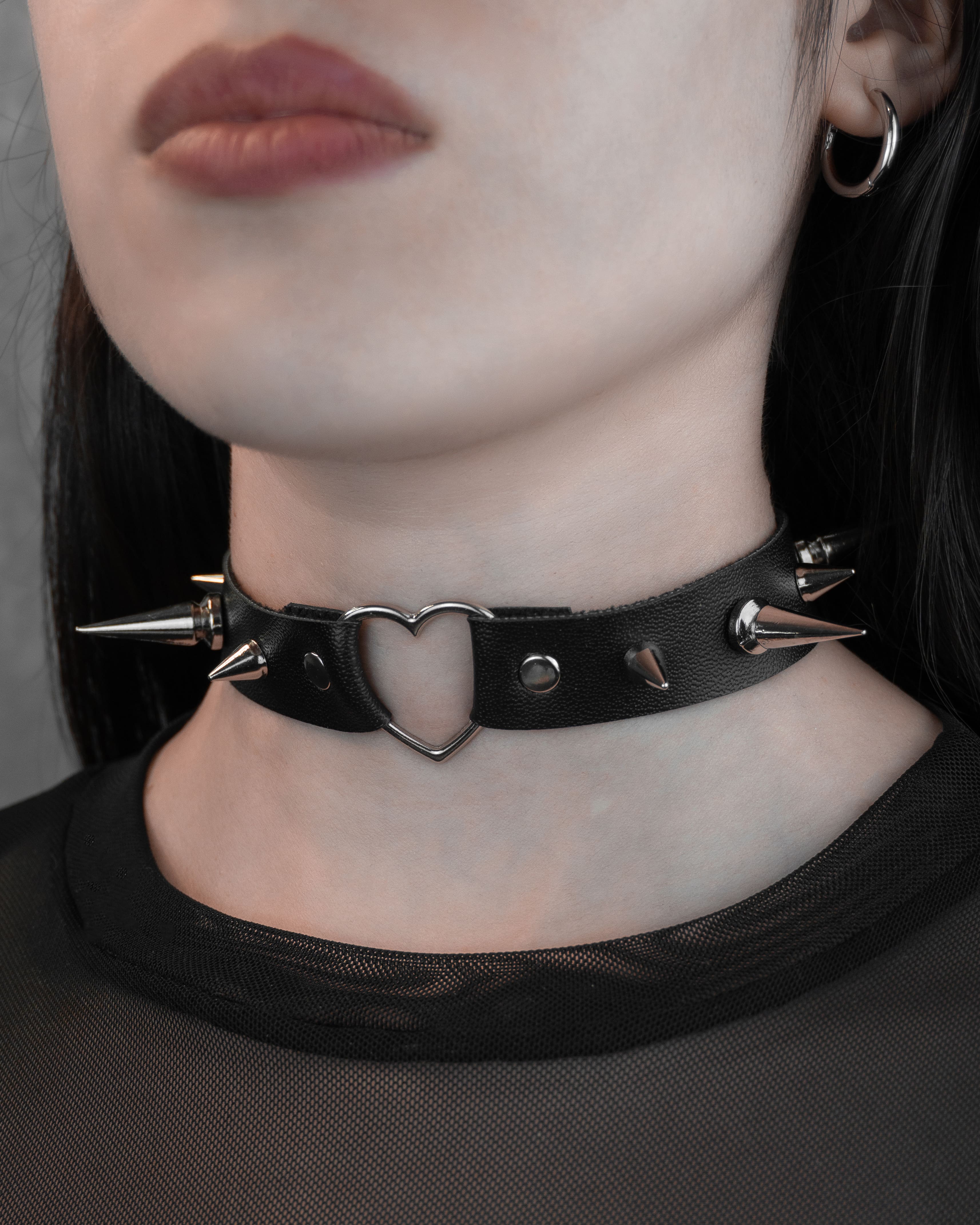 Heart Spike | Choker (Varios Tamaños)