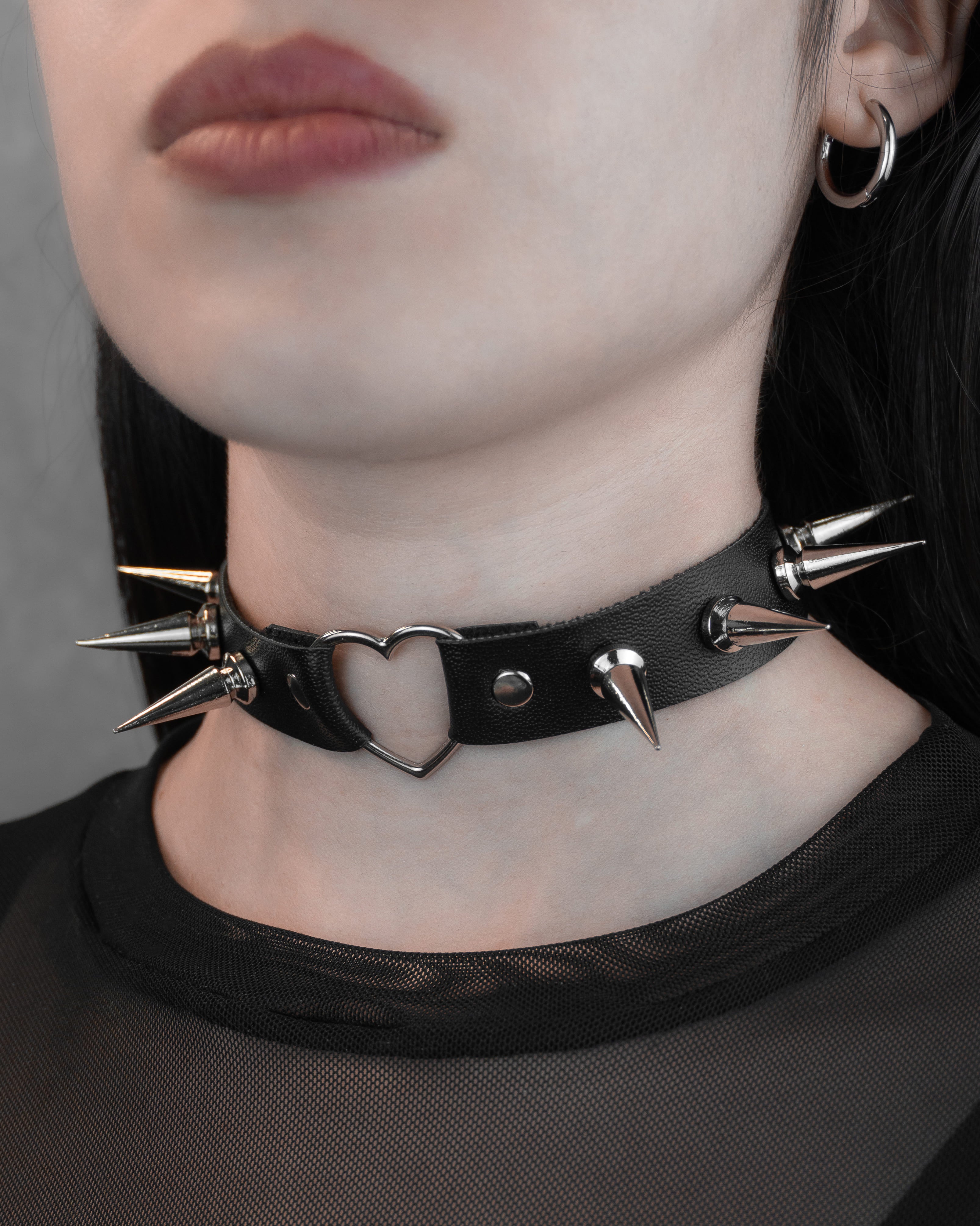 Heart Spike | Choker (Varios Tamaños)