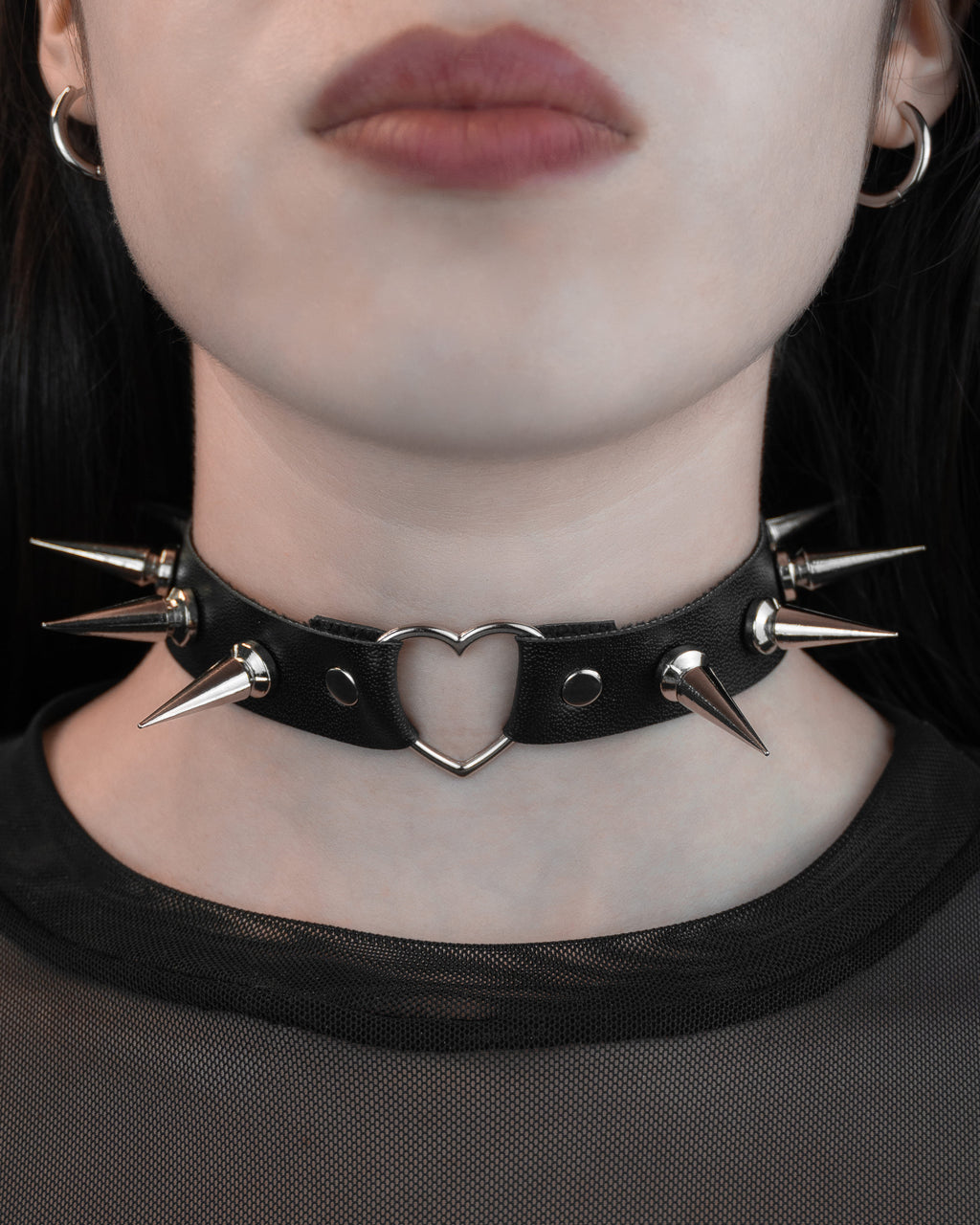 Heart Spike | Choker (Varios Tamaños)