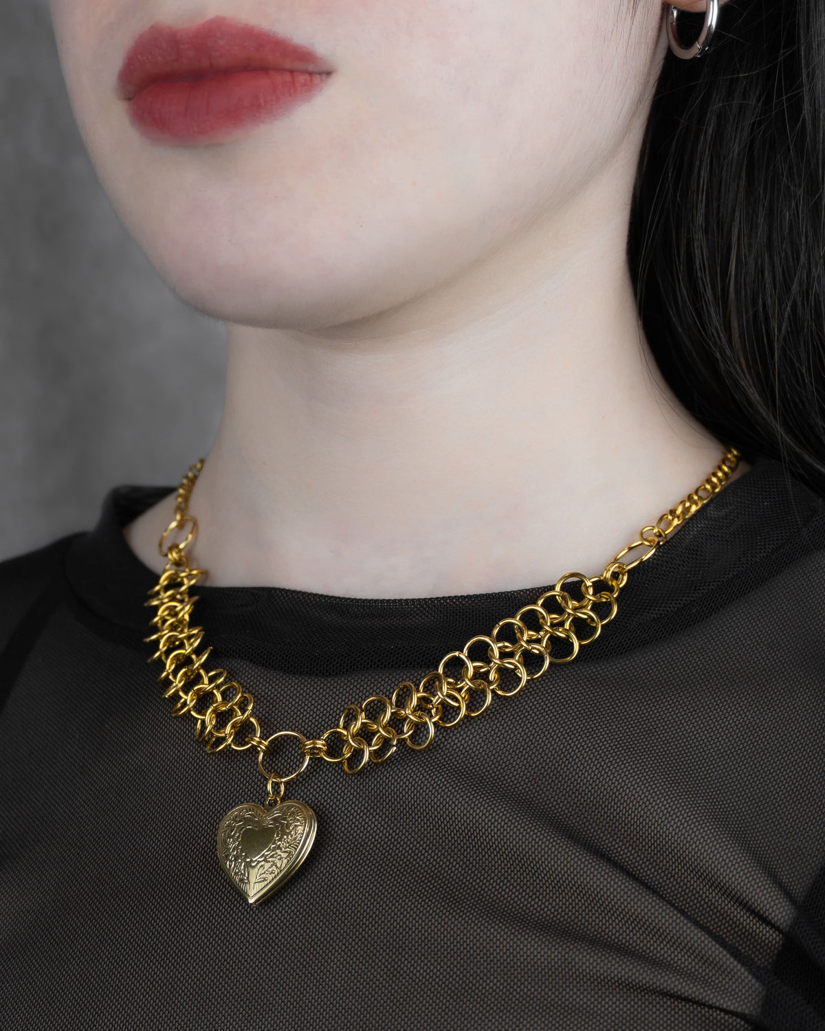Gold Coraza Eterna (Acero Inoxidable) | Collar