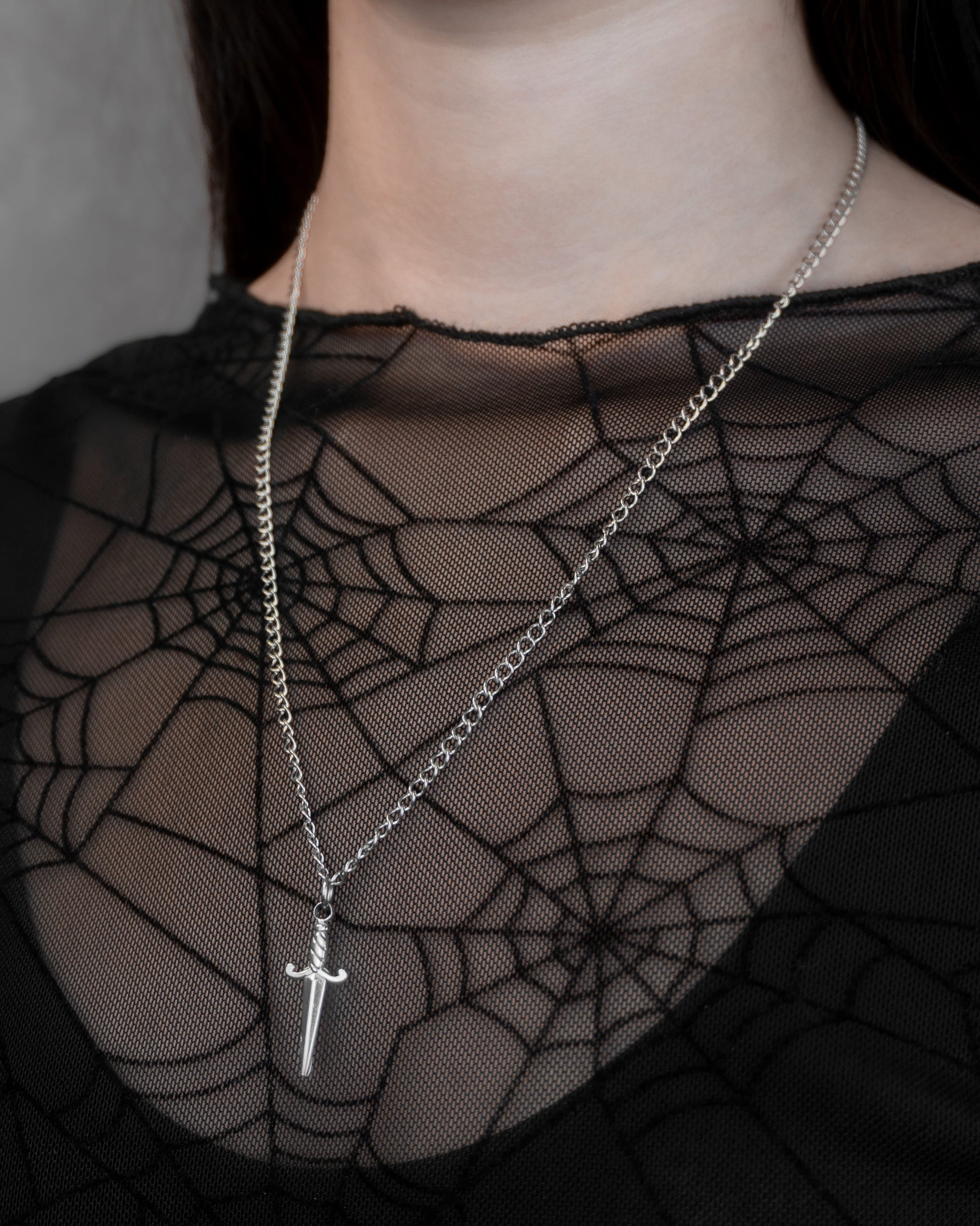 Daga (Acero Inoxidable) | Aritos y Collar