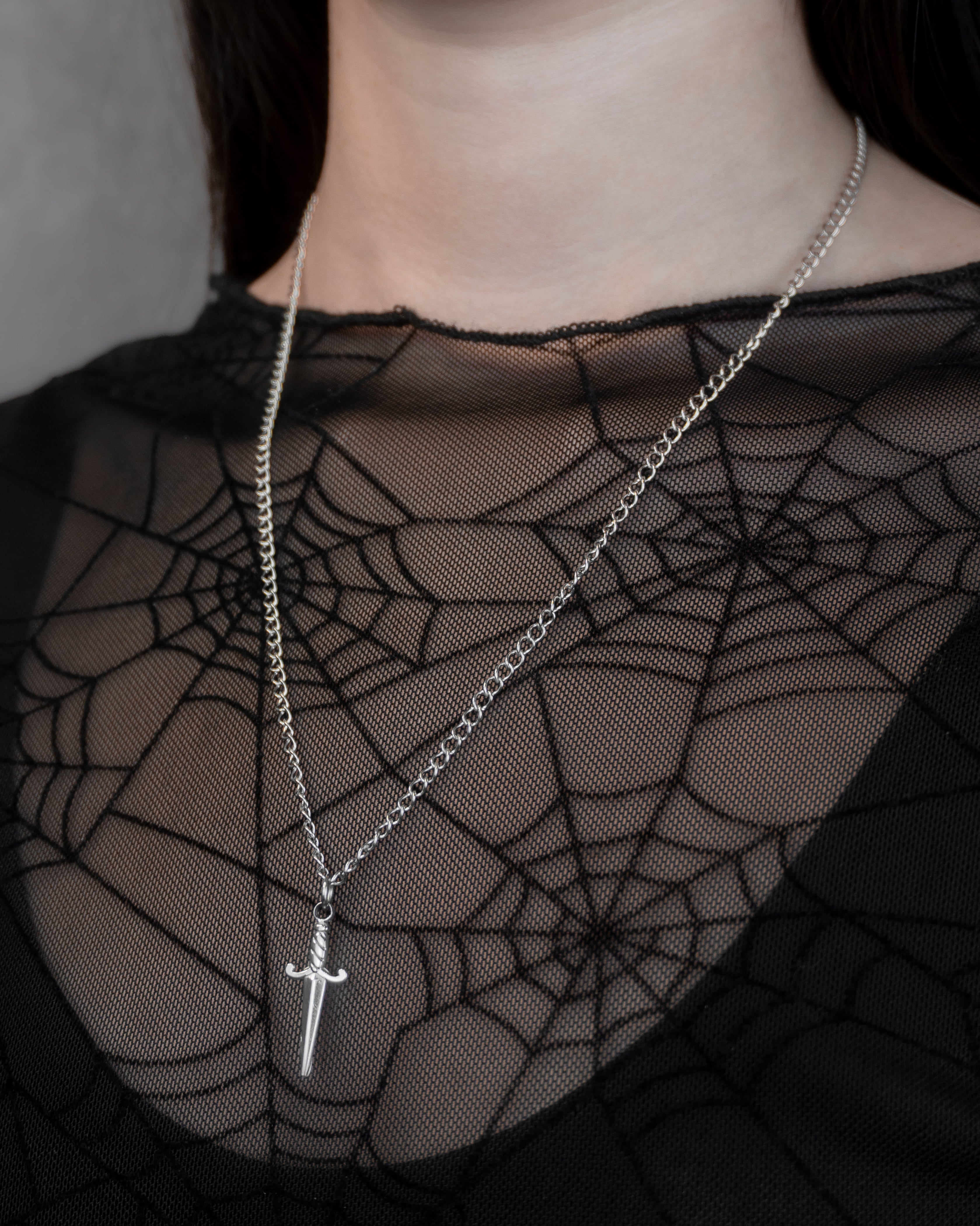 Daga (Acero Inoxidable) | Aritos y Collar