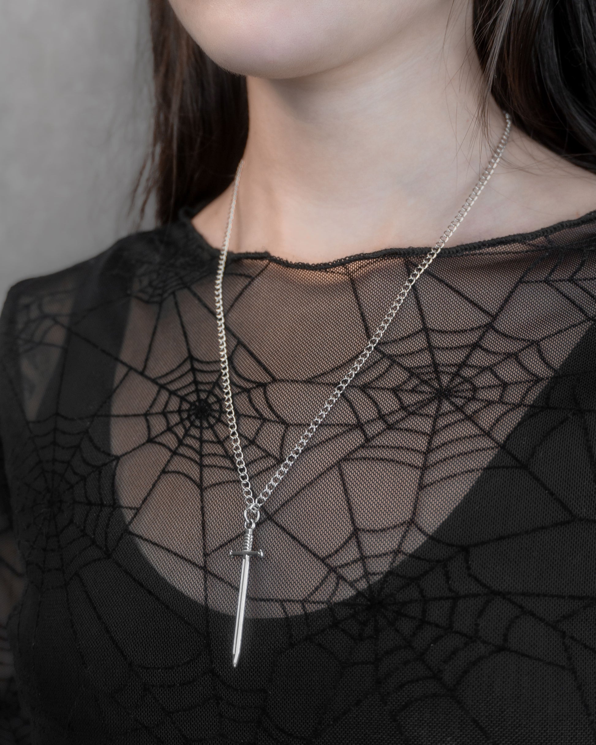 Espada (Acero Inoxidable) | Aritos y Collar