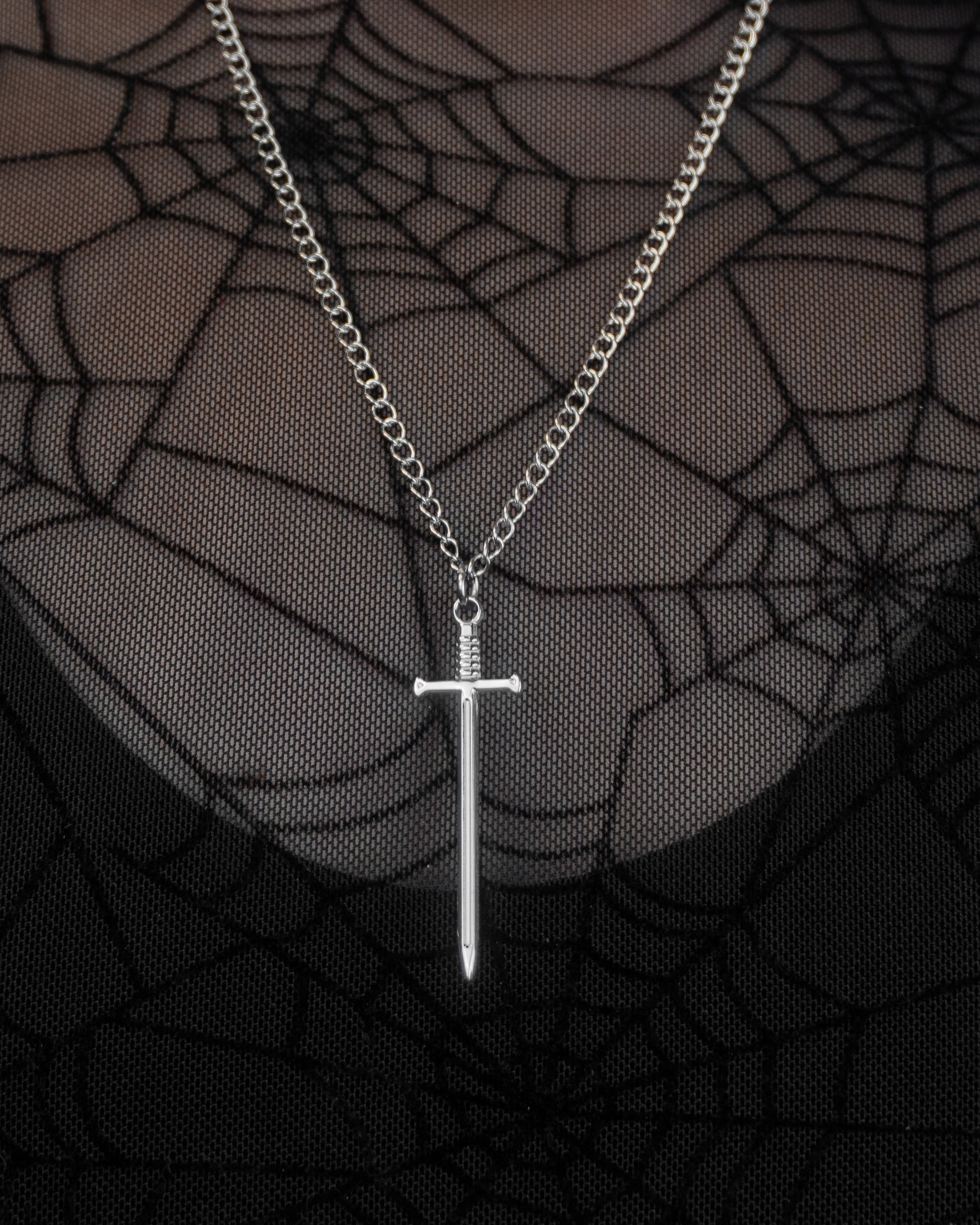 Espada (Acero Inoxidable) | Aritos y Collar