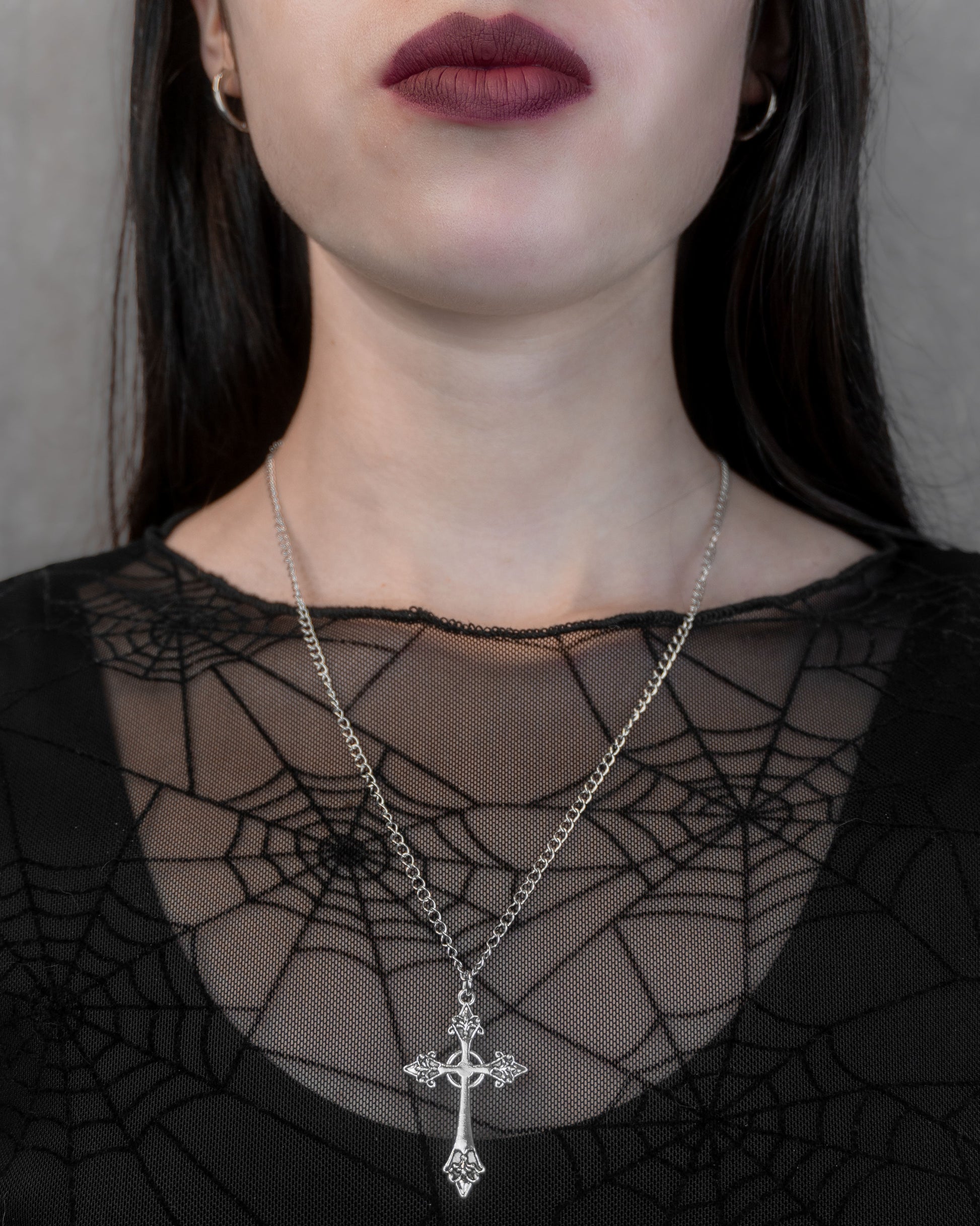 Cruz | Aritos y Collar