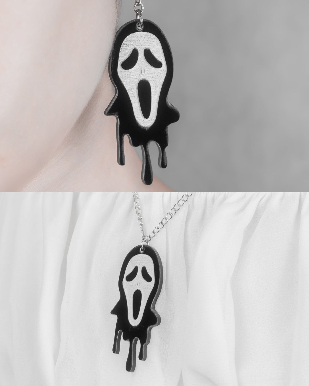 Ghostface | Aritos y Collar