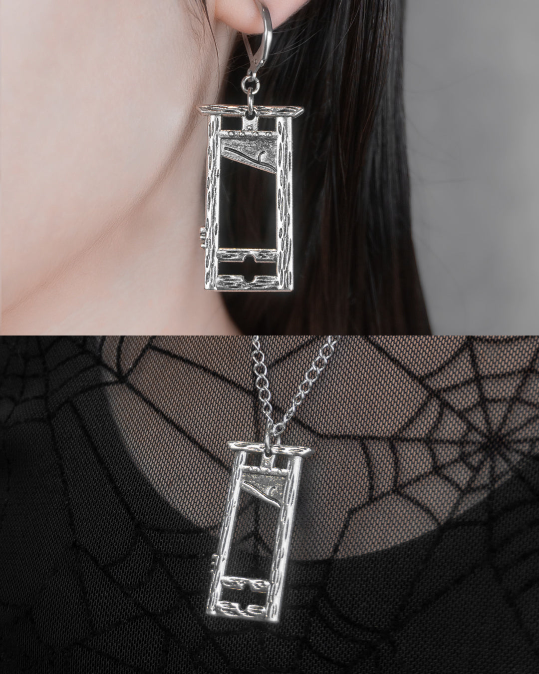 Guillotina | Aritos y Collar